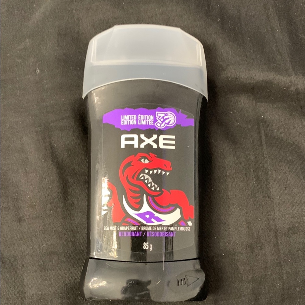 AXE  collectable Limited Edition Toronto raptors Deodorant never opened